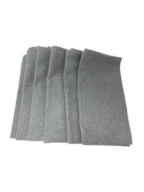 NWOT Gray Woven Napkins - 18" Square